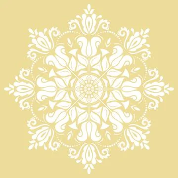 Oriental Abstract Vector Pattern Stock Illustration