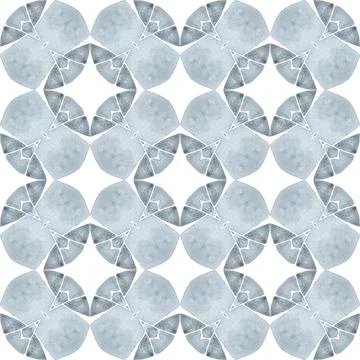 Oriental arabesque hand drawn border. Black and 스톡 일러스트