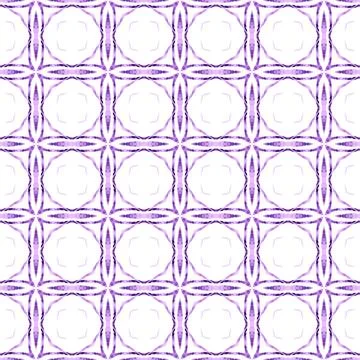 Oriental arabesque hand drawn border. Purple 스톡 일러스트