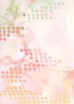 Oriental background with chrysanthemum Stock Illustration