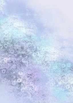 Oriental background with grass Stock Illustration