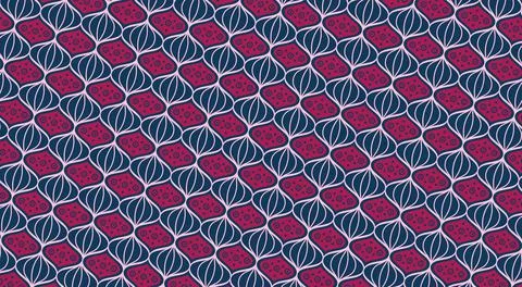 Oriental background with a seamless pattern of lanterns for the Chinese New Year Stock Photos