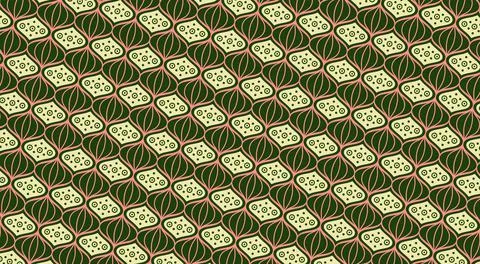 Oriental background with a seamless pattern of lanterns for the Chinese New Year Stock Photos