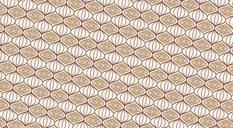 Oriental background with a seamless pattern of lanterns for the Chinese New Year Stock Photos