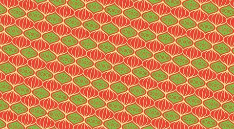 Oriental background with a seamless pattern of lanterns for the Chinese New Year Stock Photos