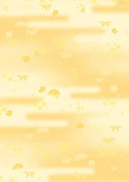 Oriental background in yellow gradation Stock Illustration