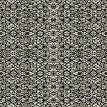 Oriental Check Ornate Seamless Pattern Digital art style technique modern ... Stock Photos
