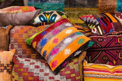 Oriental cushions Foto stock
