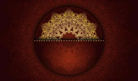Oriental decorative abstract creative modern style cool color background Stock Illustration