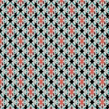 Oriental designed seamless pattern Illustrazione stock
