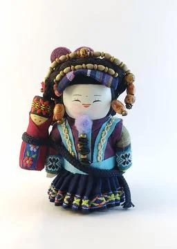 Oriental doll Stock Photos