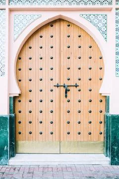 Oriental door Stock Photos