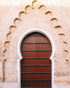 Oriental door Stock Photos