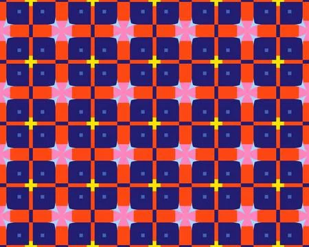 Oriental ethnic seamless repeatable pattern traditional geometric lines stripes Illustrazione stock