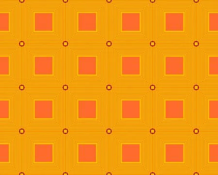 Oriental ethnic seamless repeatable pattern traditional geometric lines stripes Illustrazione stock