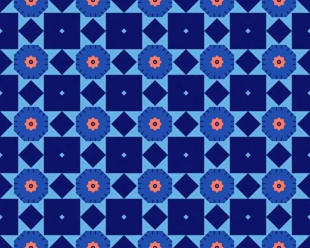 Oriental ethnic seamless repeatable pattern traditional geometric lines stripes 스톡 일러스트