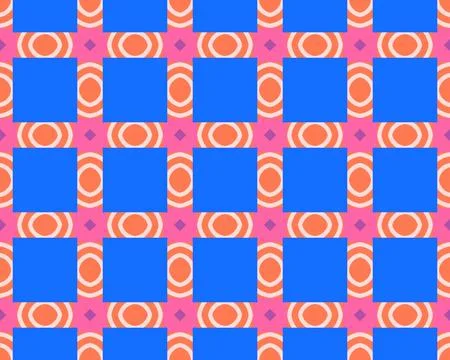 Oriental ethnic seamless repeatable pattern traditional geometric lines stripes Stock Illustration