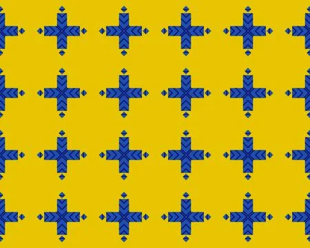 Oriental ethnic seamless repeatable pattern traditional geometric lines stripes Illustrazione stock