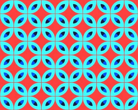 Oriental ethnic seamless repeatable pattern traditional geometric lines stripes Stock Illustration