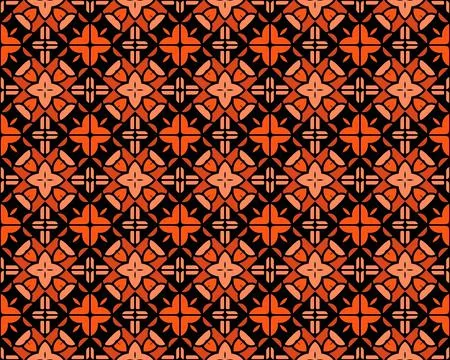 Oriental ethnic seamless repeatable pattern traditional geometric lines stripes 스톡 일러스트