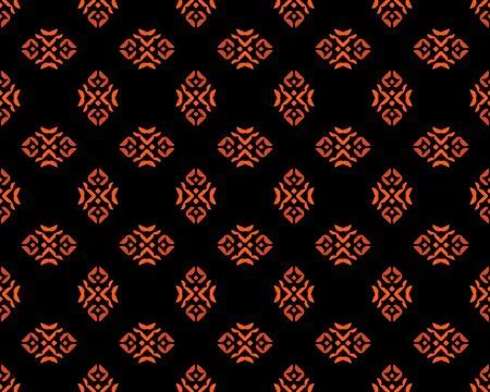 Oriental ethnic seamless repeatable pattern traditional geometric lines stripes Stock Illustration