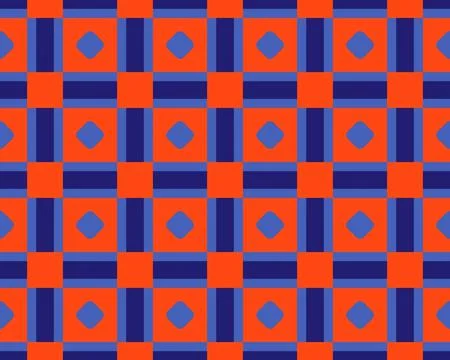 Oriental ethnic seamless repeatable pattern traditional geometric lines stripes Stockillustratie