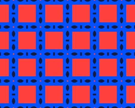 Oriental ethnic seamless repeatable pattern traditional geometric lines stripes Stock Illustration