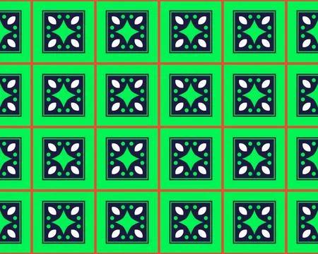 Oriental ethnic seamless repeatable pattern traditional geometric lines stripes Stock Illustration