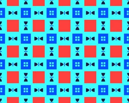 Oriental ethnic seamless repeatable pattern traditional geometric lines stripes イラスト素材