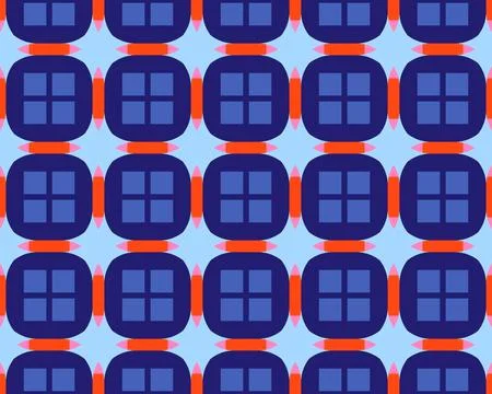 Oriental ethnic seamless repeatable pattern traditional geometric lines stripes Illustrazione stock