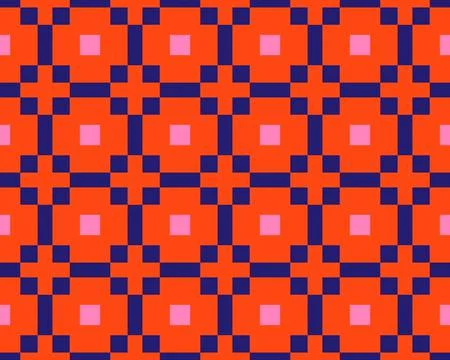 Oriental ethnic seamless repeatable pattern traditional geometric lines stripes Illustrazione stock