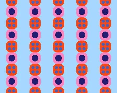 Oriental ethnic seamless repeatable pattern traditional geometric lines stripes Stockillustratie