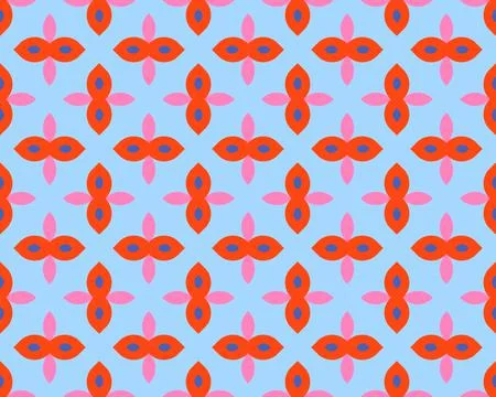 Oriental ethnic seamless repeatable pattern traditional geometric lines stripes Illustrazione stock