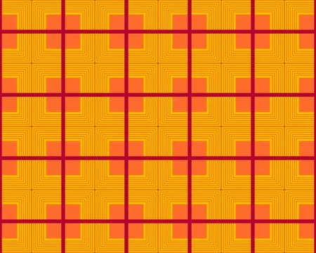 Oriental ethnic seamless repeatable pattern traditional geometric lines stripes Stock Illustration