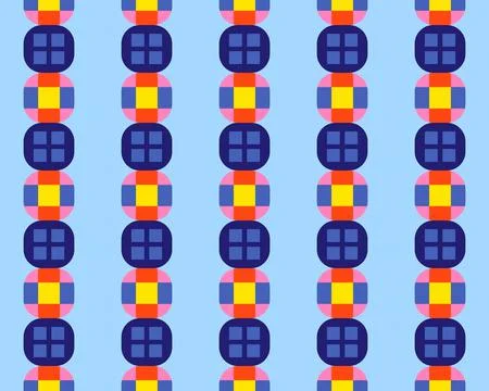 Oriental ethnic seamless repeatable pattern traditional geometric lines stripes Stock Illustration