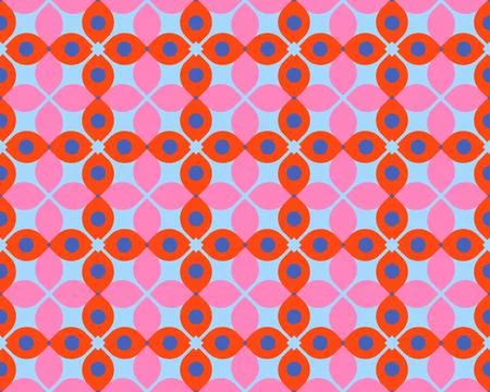 Oriental ethnic seamless repeatable pattern traditional geometric lines stripes Stock Illustration