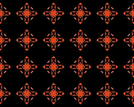 Oriental ethnic seamless repeatable pattern traditional geometric lines stripes Illustrazione stock