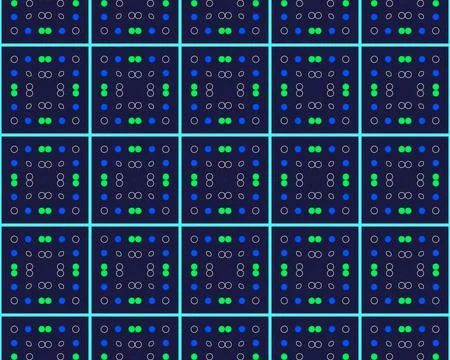 Oriental ethnic seamless repeatable pattern traditional geometric lines stripes Stock Illustration