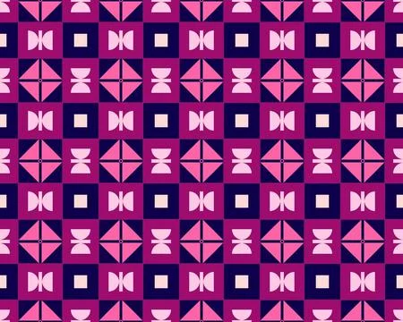 Oriental ethnic seamless repeatable pattern traditional geometric lines stripes 스톡 일러스트