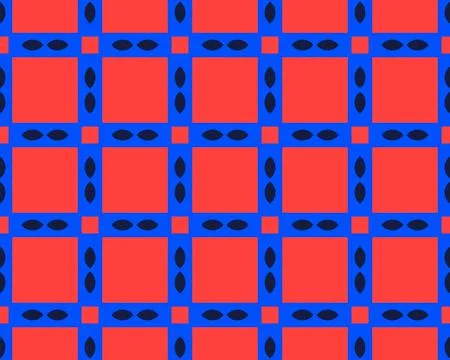 Oriental ethnic seamless repeatable pattern traditional geometric lines stripes Stockillustratie