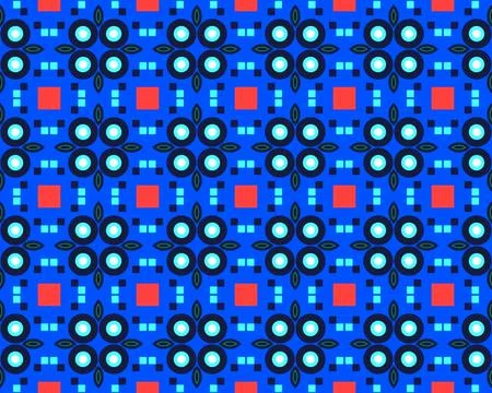 Oriental ethnic seamless repeatable pattern traditional geometric lines stripes 库存插图