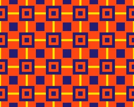 Oriental ethnic seamless repeatable pattern traditional geometric lines stripes Illustrazione stock