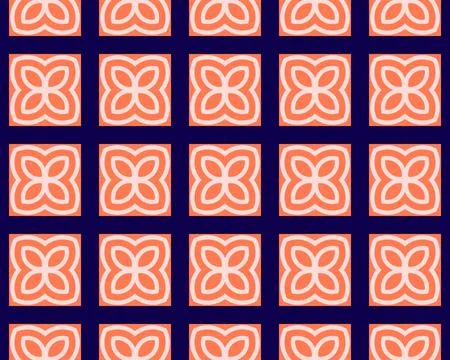 Oriental ethnic seamless repeatable pattern traditional geometric lines stripes Stock Illustration