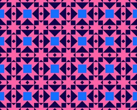 Oriental ethnic seamless repeatable pattern traditional geometric lines stripes Illustrazione stock