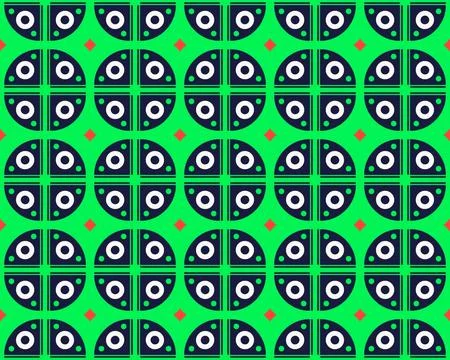 Oriental ethnic seamless repeatable pattern traditional geometric lines stripes 스톡 일러스트