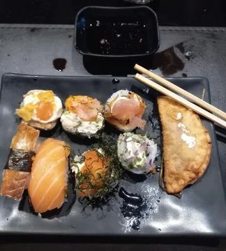 Oriental flavors in every bite. Stock Photos