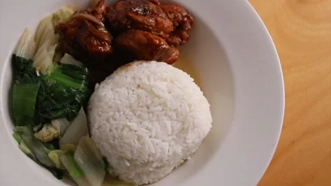 Oriental Food View From Top Stock Footage 149646441