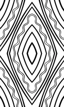 Oriental geometric ornament. Illustrazione stock