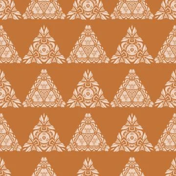 Oriental geometrical seamless pattern Stock Illustration
