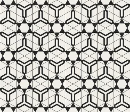 Oriental geometrical seamless pattern. Stock Illustration